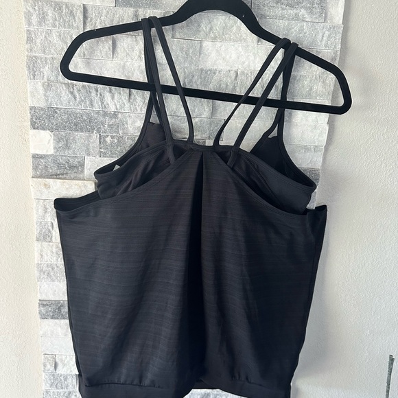 Athleta Black Strappy Tank Top - Picture 2 of 7